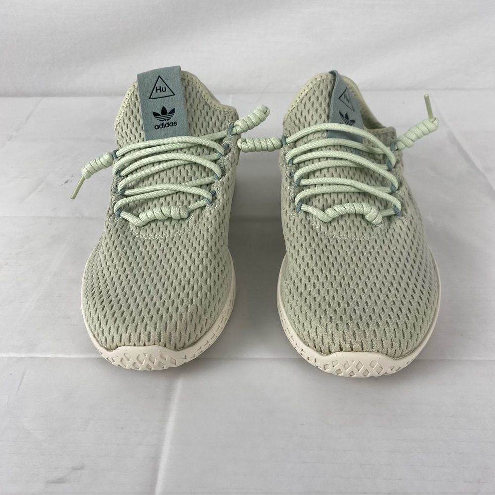 Adidas x Pharrell Williams Hu Knit Sneakers Beige Green US 5 EU 37